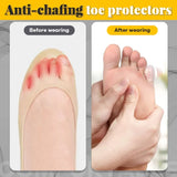 Silicone anti-friction toe protector (50 pcs)