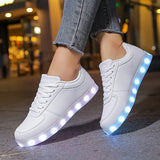 Modern Sneakers With USB Rechargeable Light