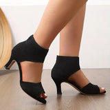 Heel with Elastic Back