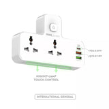 Universal Power Socket With Night Lamp