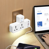 Universal Power Socket With Night Lamp