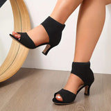 Heel with Elastic Back