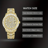 Luxury Hip-Hop Ice Cold Men'S Watch