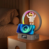 Astronaut Magnetic Levitation Bluetooth Speaker - RGB Atmosphere Lamp|Wireless Charger