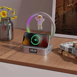 Astronaut Magnetic Levitation Bluetooth Speaker - RGB Atmosphere Lamp|Wireless Charger