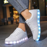 Modern Sneakers With USB Rechargeable Light