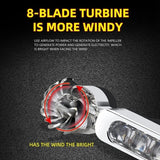 Wind Power Water Caloric LED Light (Set Of Two)