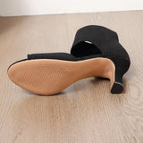 Heel with Elastic Back