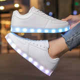 Modern Sneakers With USB Rechargeable Light