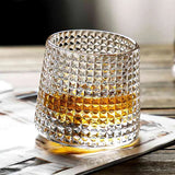 Handmade Sparkling Spinny Drinking Glasses