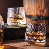 Handmade Sparkling Spinny Drinking Glasses