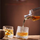 Handmade Sparkling Spinny Drinking Glasses