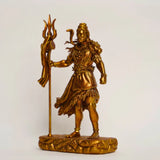 Shiva-The Protector Antique Gold