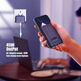 20000mAh power bank with charging cable 45W