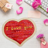 Heart Shape Puzzle Say I Love You in 100 Languages