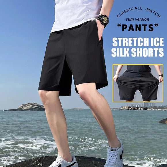 Ice Silk Stretch Short Set Of 3